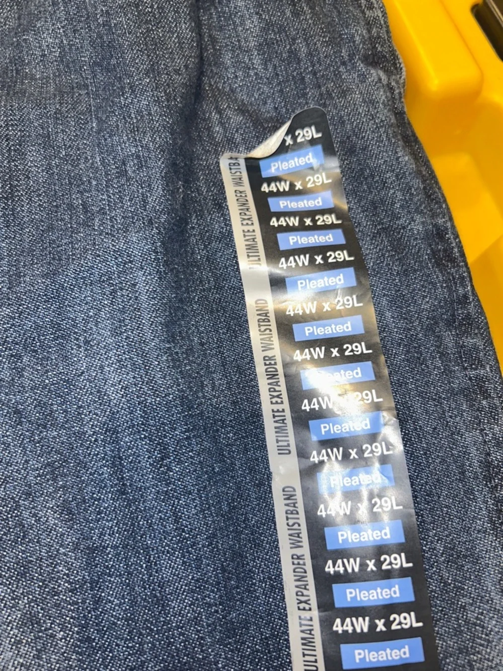 NWT Roundtree & York 44 x 29 pleated denim dress pants